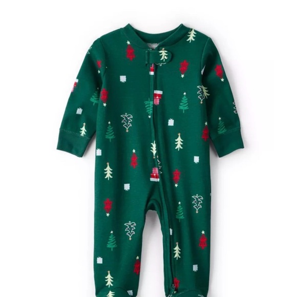 Festive Green Kids One Piece - Picture 3 of 4